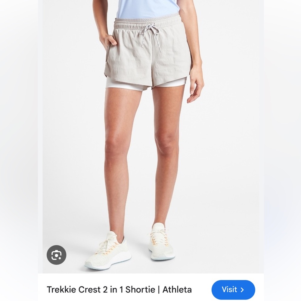 Athleta Gray Athletic Shorts for Active Comfort